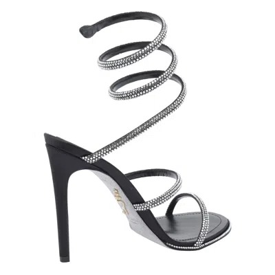René Caovilla 105mm Rhinestone-embellished Sandals