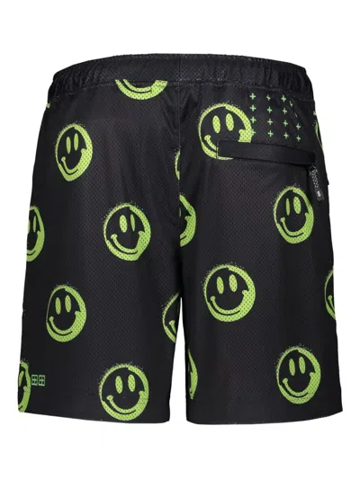 Ksubi Printed Techno Fabric Bermuda-shorts In Black