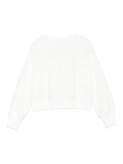 Moschino Bear-print Sweatshirt In White