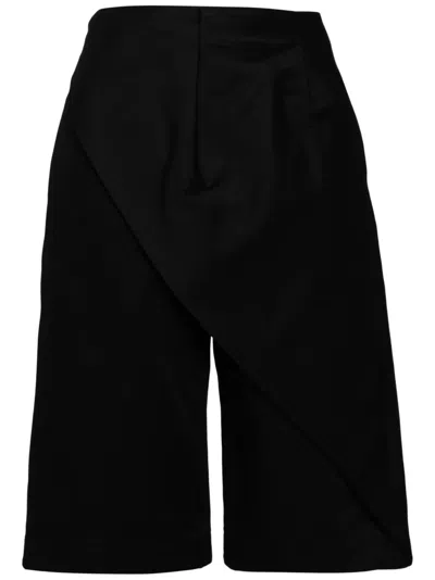Loewe Pleated Cotton Shorts