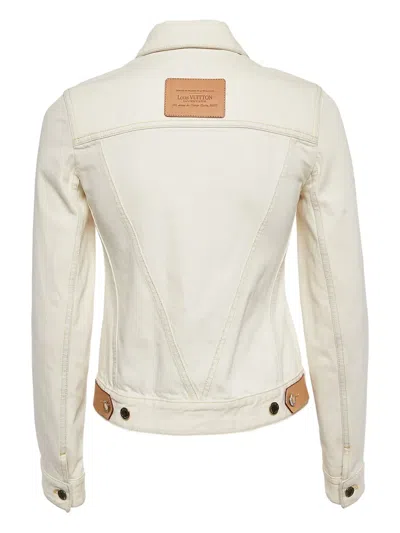 Pre-owned Louis Vuitton Zip-detail Cotton Jacket In Neutral