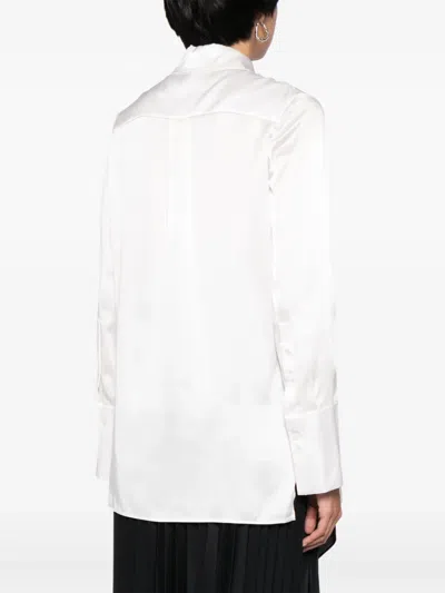 Loewe Maruja Mallo-print Silk-satin Shirt In Multi