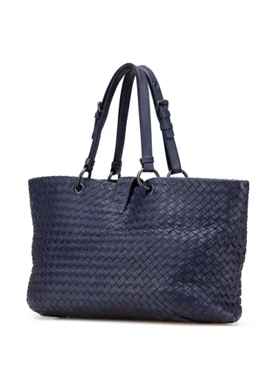 Pre-owned Bottega Veneta 2012-2025 Medium Nappa Intrecciato Roma Tote Bag
