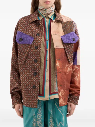 Pierre-louis Mascia Aloeuw Silk Scarf In Multi