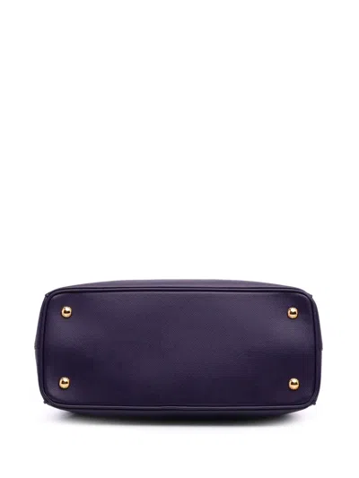Pre-owned Prada 2000-2025 Medium Saffiano Lux Galleria Satchel