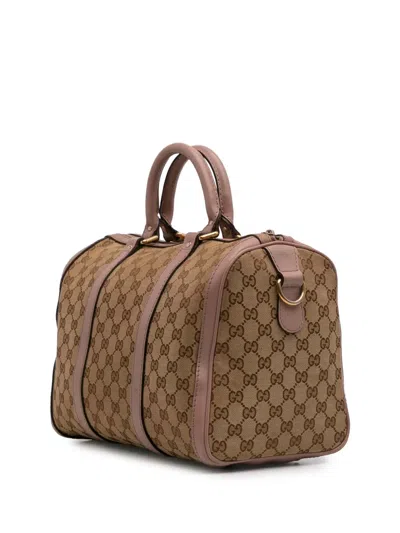 Pre-owned Gucci 2016-2025 Gg Canvas Joy Boston Bag Satchel