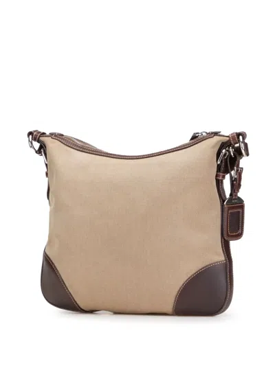 Pre-owned Prada 2010-2025 Canvas Canapa Logo Crossbody Bag