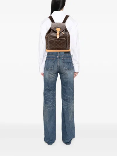Pre-owned Louis Vuitton 2000 Monogram Montsouris Gm Backpack