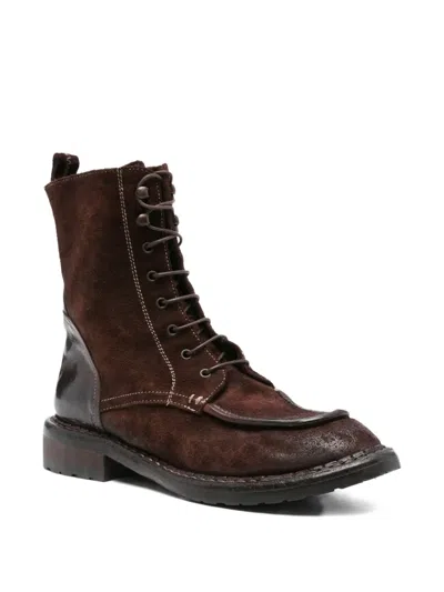 King Tartufoli Lace-up Suede-leather Boots