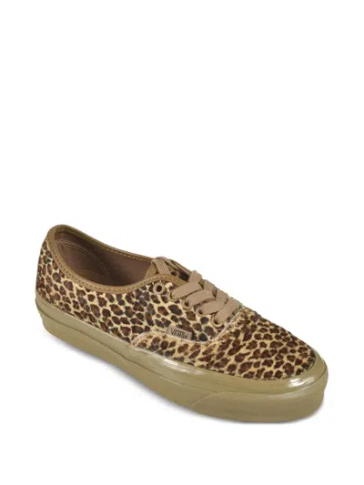 Vans Leopard-print Sneakers In Brown