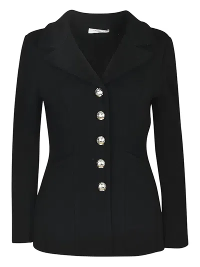 Charlott Embellished-buttons Jacket In Black