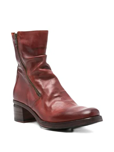 Shoto 50mm Zipped Block-heel Ankle Boots