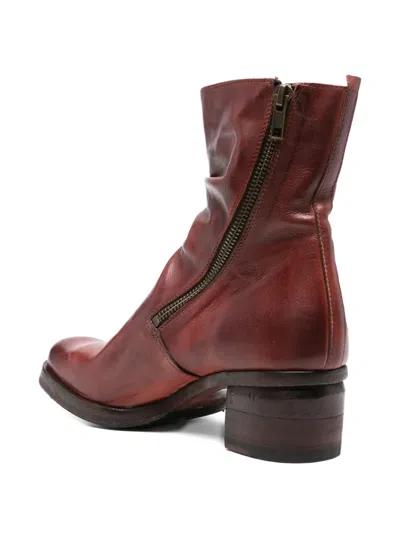 Shoto 50mm Zipped Block-heel Ankle Boots
