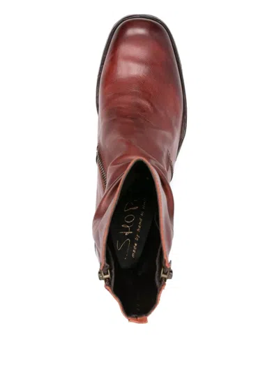Shoto 50mm Zipped Block-heel Ankle Boots