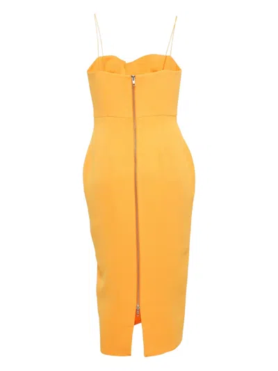Pre-owned Alex Perry Corset-style Midi Dress