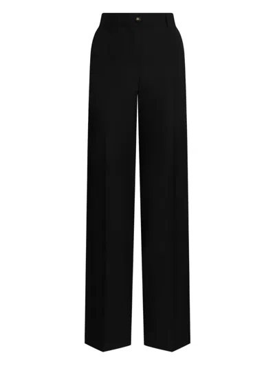 Dolce & Gabbana Wool Trousers In Black