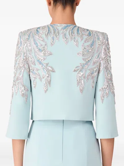 Jenny Packham Versalilles Jacket In Blue