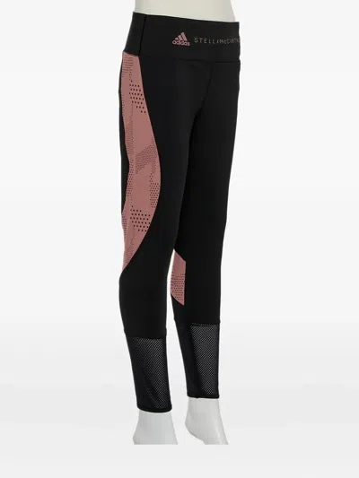 Pre-owned Adidas By Stella Mccartney Mesh-panel Leggings