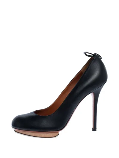 Pre-owned Lanvin Platform Stiletto Pumps In Black