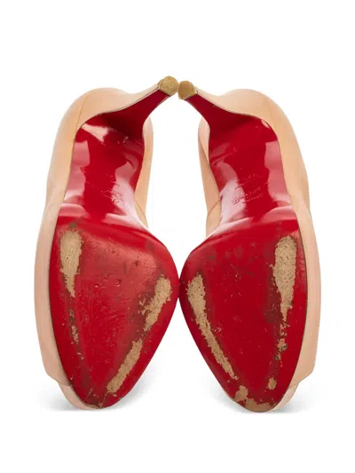 Pre-owned Christian Louboutin 125mm Very Prive Platform Pumps