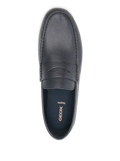 Geox Penny-slot Loafers In Blue