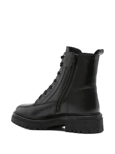 Geox Lace-up Leather Boots