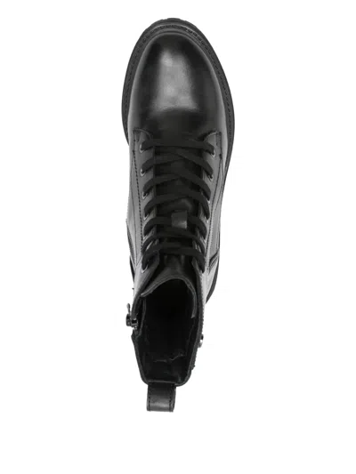 Geox Lace-up Leather Boots