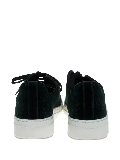 Pre-owned Alaïa Laser-print Velvet Sneakers In Black