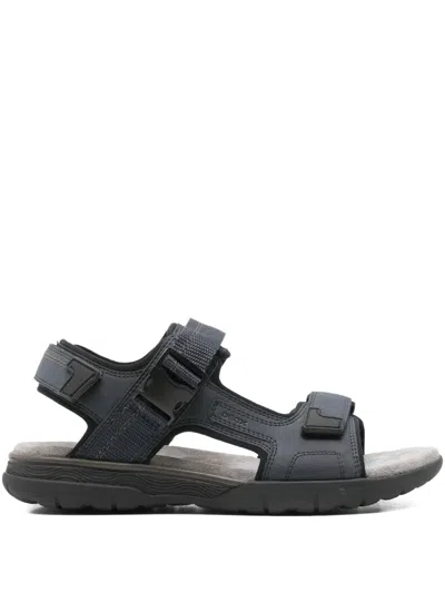 Geox Buckle-strap Sandals In Blue