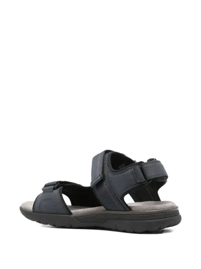 Geox Buckle-strap Sandals In Blue