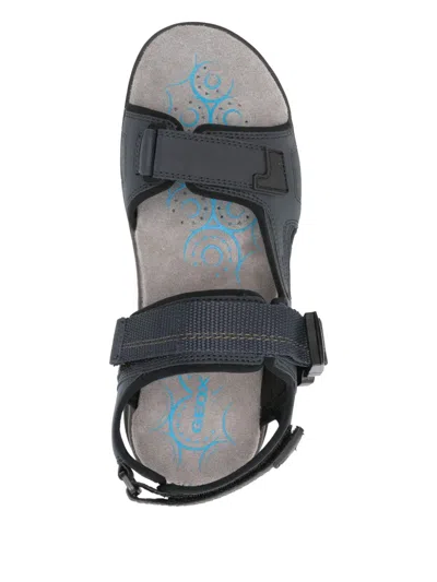 Geox Buckle-strap Sandals In Blue
