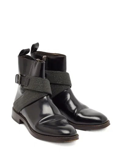 Pre-owned Brunello Cucinelli Leather Ankle Boots
