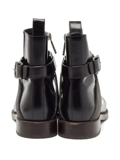 Pre-owned Brunello Cucinelli Leather Ankle Boots