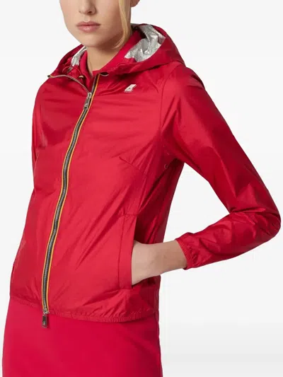 K-way Hooded Zip-front Jacket