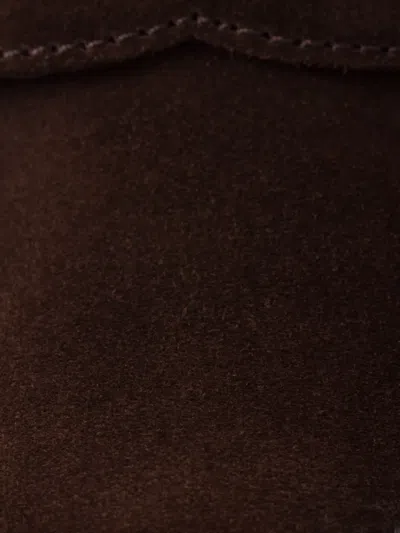 Prada Suede Triangle-logo Loafers