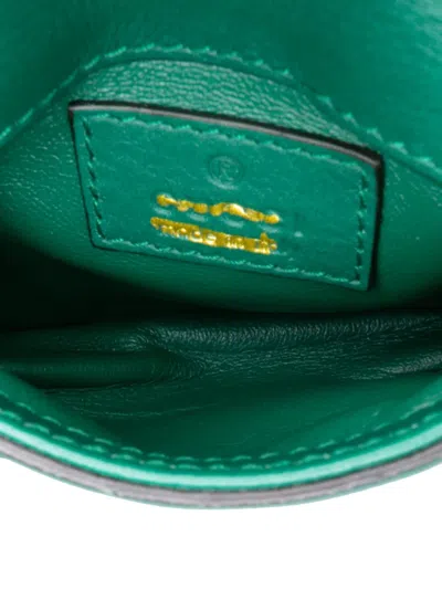 Pre-owned Gucci 2016-2025 Textured Calfskin Blondie Card Case On Strap Crossbody Bag