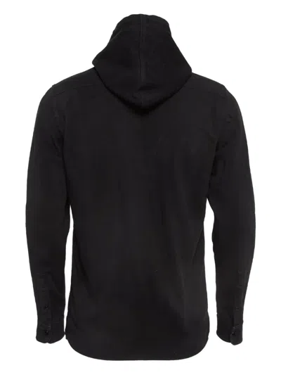 Pre-owned Sandro Hooded Jacket In Black