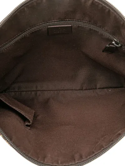 Pre-owned Gucci 2000-2015 Gg Canvas Crossbody Bag In Brown