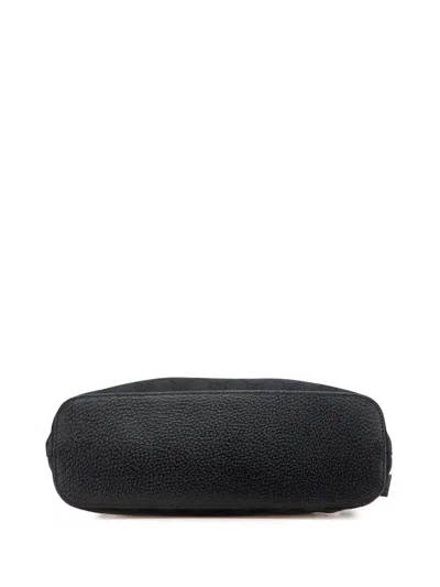 Pre-owned Gucci 2000-2015 Gg Canvas Shoulder Bag In Black