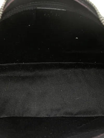 Pre-owned Gucci 2000-2015 Gg Canvas Shoulder Bag In Black