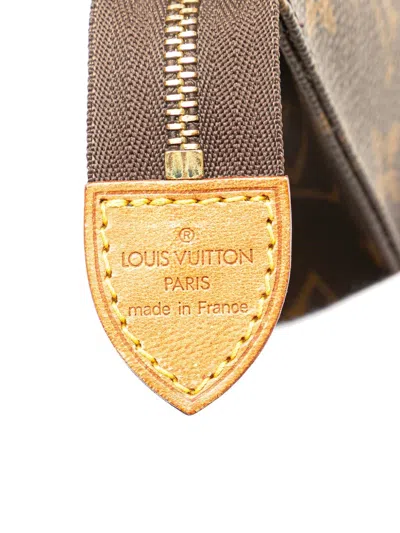 Pre-owned Louis Vuitton 1990-2006 Monogram Toiletry 15 Pouch In Brown