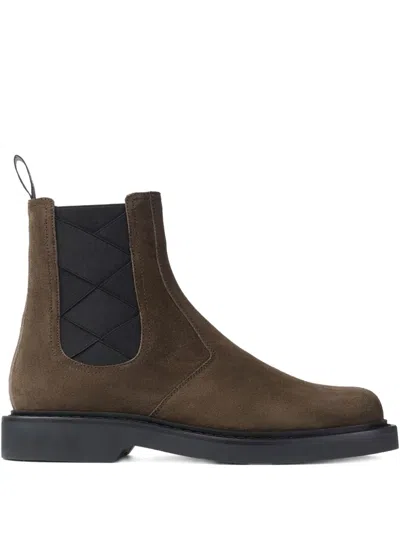 Jimmy Choo Reggie Woven-panel Chelsea Boot