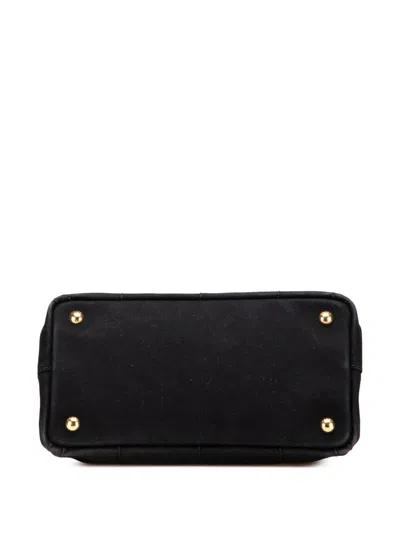 Pre-owned Prada 2013-2025 Small Canvas Canapa Logo Satchel