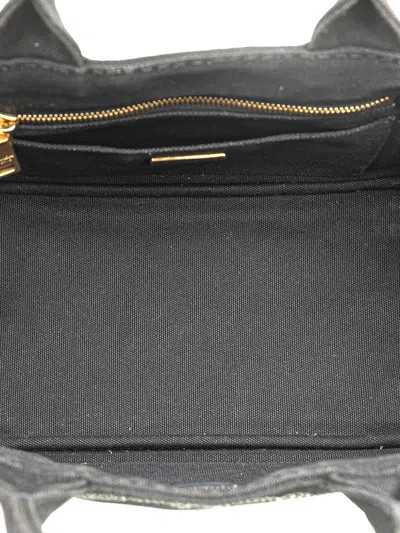 Pre-owned Prada 2013-2025 Small Canvas Canapa Logo Satchel