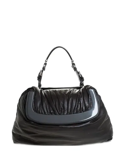 Pre-owned Marni 2024 Leather Tote Bag In Gray