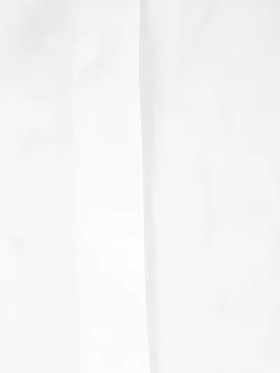 Quira Classic-collar Poplin Shirt In White