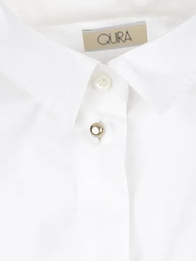 Quira Classic-collar Poplin Shirt In White