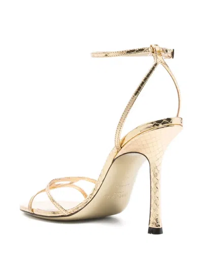 Jimmy Choo 100mm Leather Ankle-strap Sandals