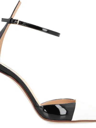 Francesco Russo 105mm Patent Leather Ankle-strap Pumps