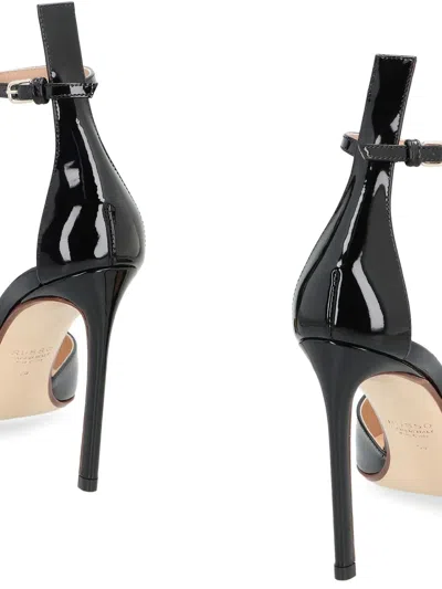 Francesco Russo 105mm Patent Leather Ankle-strap Pumps